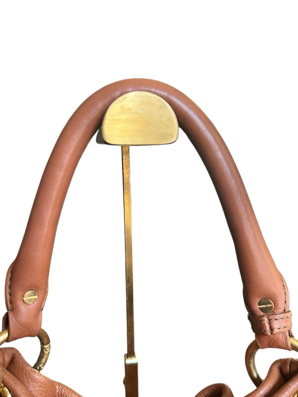 Marc by Marc Jacobs Classic Q Workwear Hobo Cognac Leather Crossbody - Picture 11 of 16